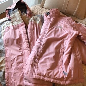 The North Face women’s 2 in 1 jacket